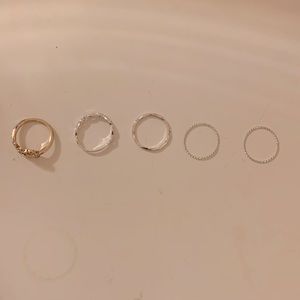 5 rings all from target and all are so nice